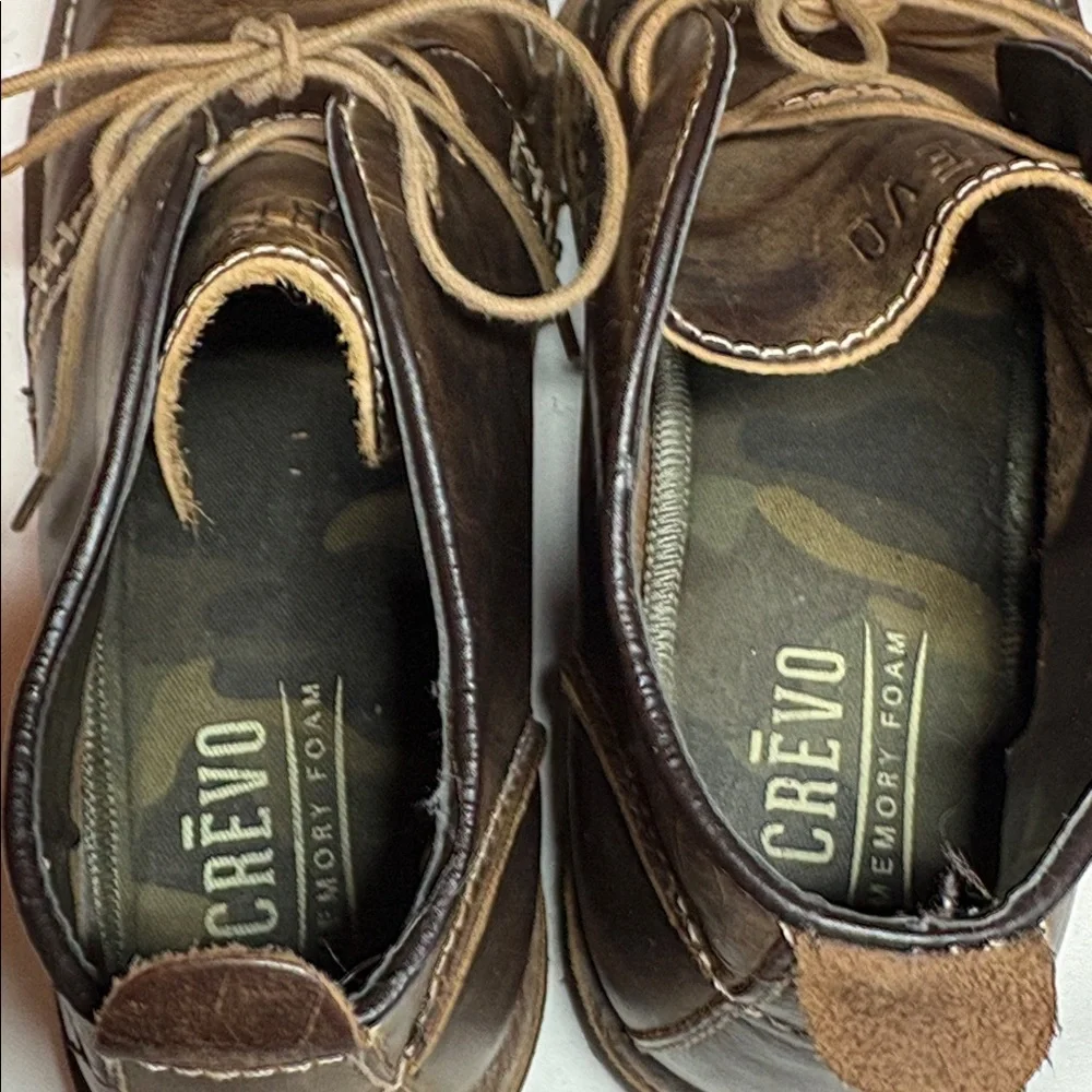 Crevo Brown Longport Lace Up Low Boot Size 10